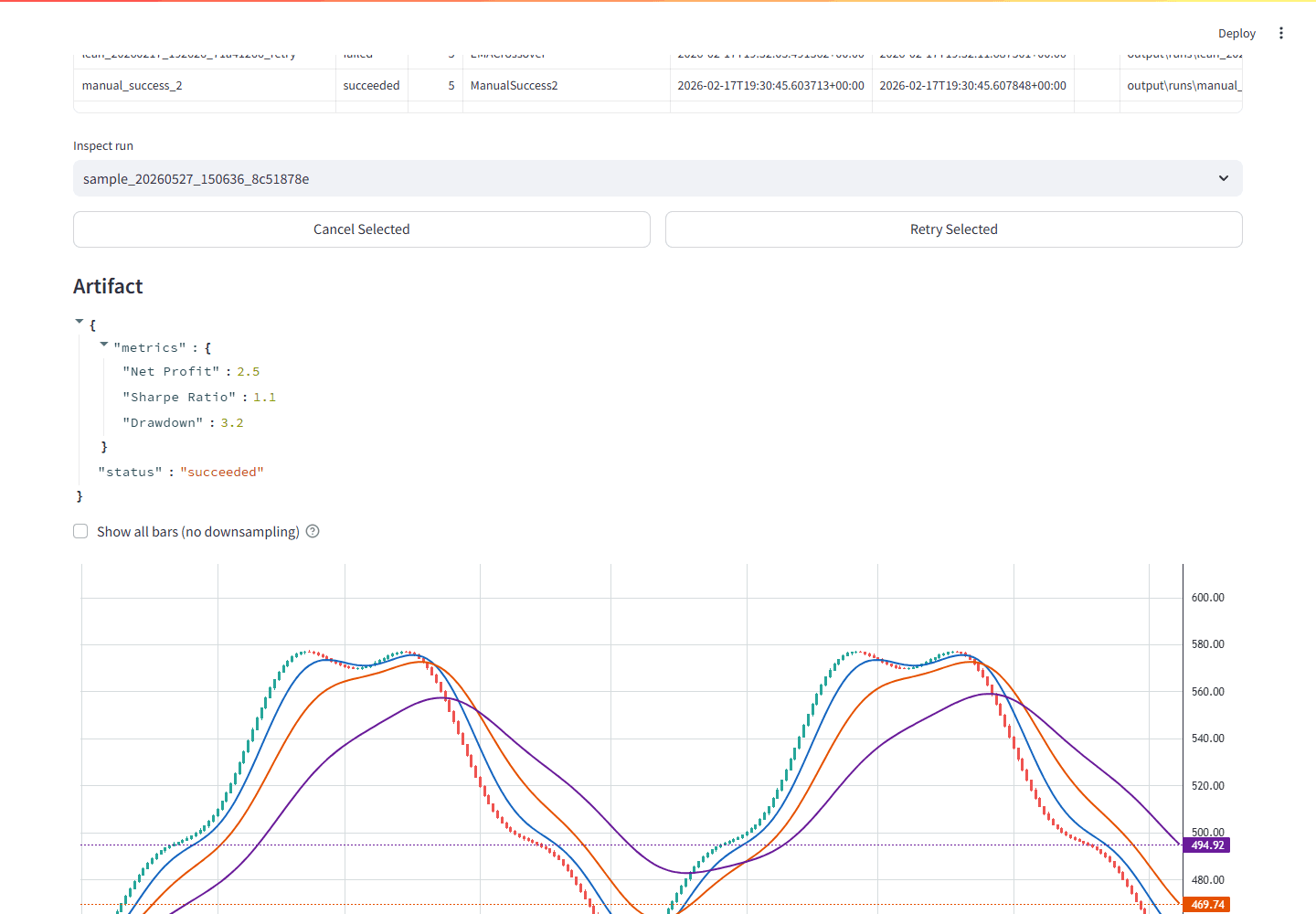 Quant Engine backtest artifact